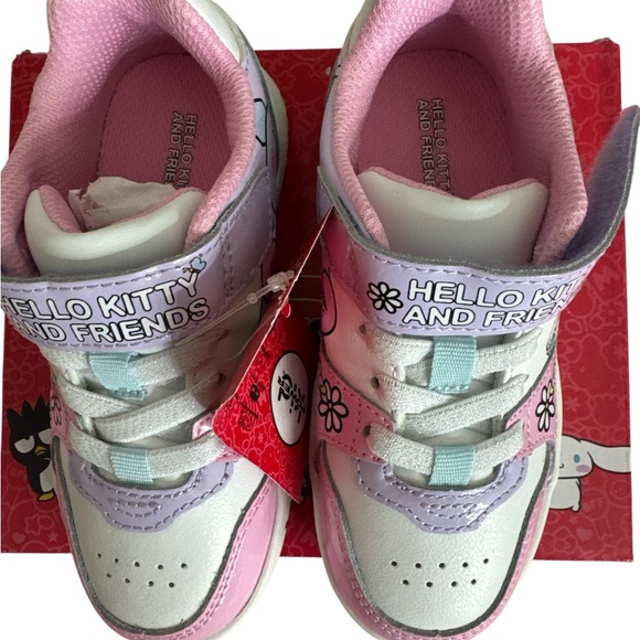 Hello Kitty Kids Sneakers - Pink, White, and Purple. Brand new .Toddler size 10 - Picture 7 of 11